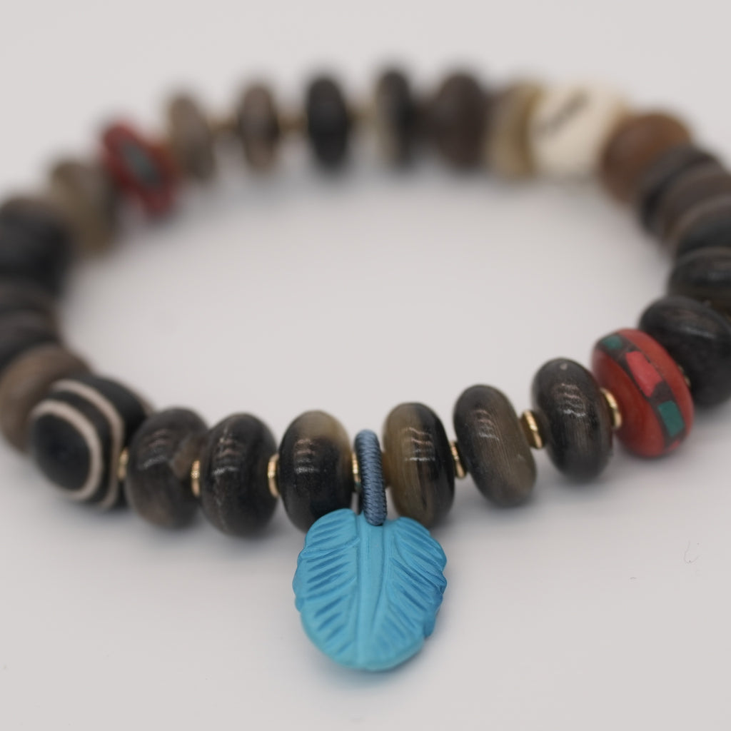 Tiger Eye Handcrafted Amber Beaded Bracelet