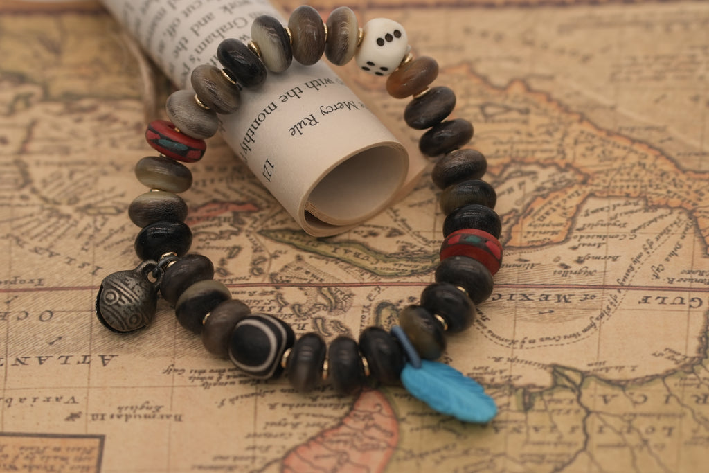 Tiger Eye Handcrafted Amber Beaded Bracelet